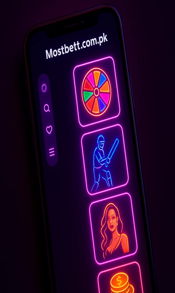 Mostbet Game Pakistan mobile app preview